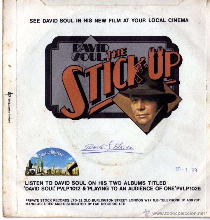 Discos de vinilo: DISCO DE DAVID SOUL editado en Inglaterra - Foto 2