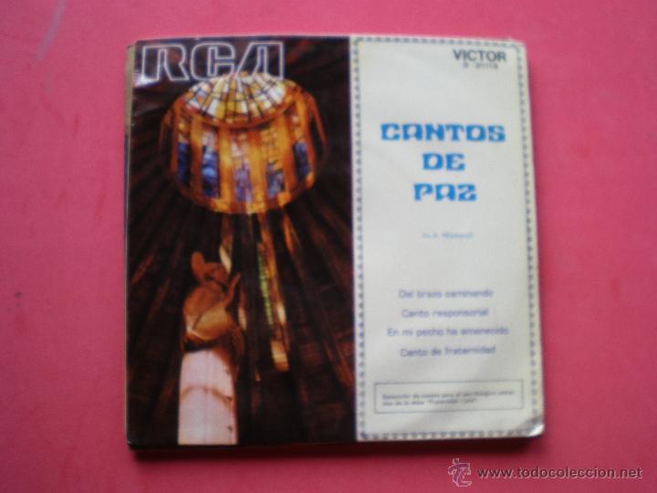 Discos de vinilo: CANTOS DE PAZ / EP  4 CORTES - Foto 1