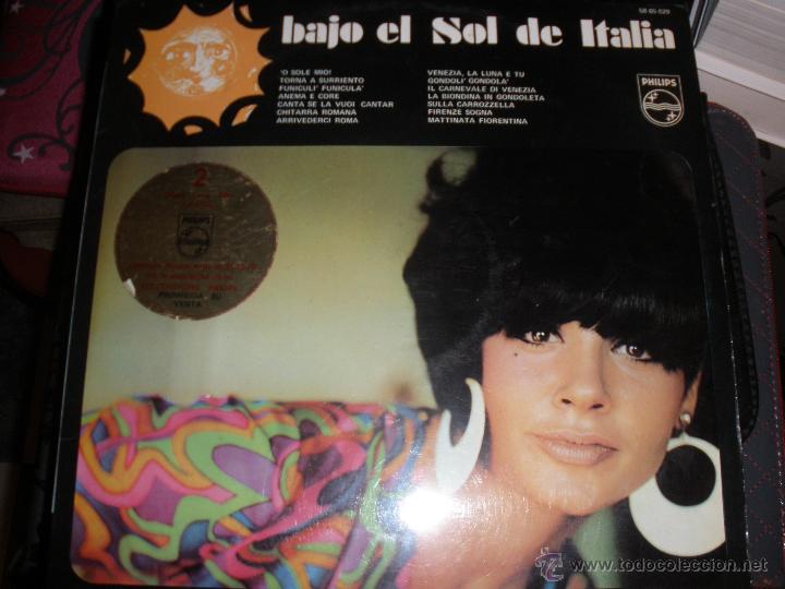 Discos de vinilo: BAJO EL SOL DE ITALIA (1969) - Foto 2