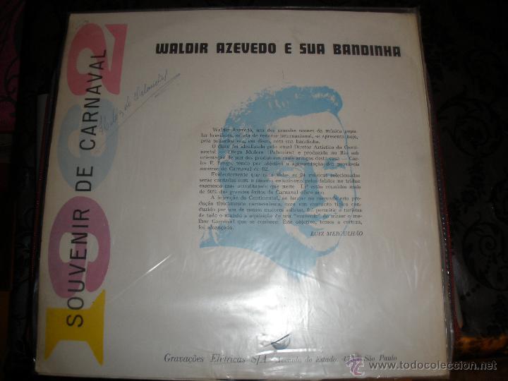 Discos de vinilo: SOUVENIR DE CARNAVAL 1962 - Foto 2