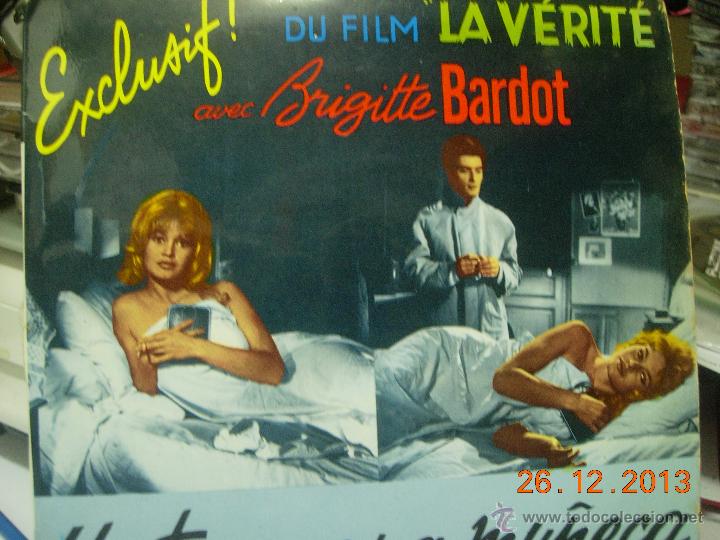 Discos de vinilo: B.S.O. la Verite EP Brigitte Bardot - Foto 1