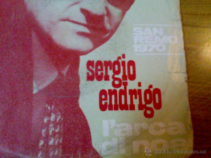 Discos de vinilo: SERGIO ENDRIGO. L&acute;ARCA DI NOE - Foto 2