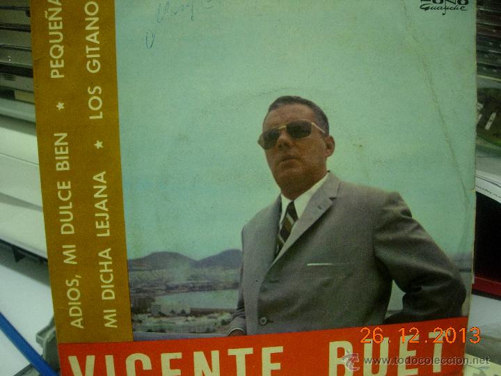 Discos de vinilo: Vicente Buet EP Adios mi dulce bien - Foto 1