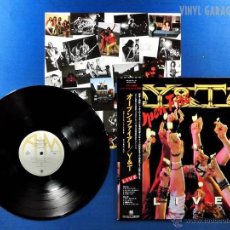 Discos de vinilo: LP HEAVY 1985 - Y & T - YESTERDAY AND TODAY - OPEN FIRE ¡ LIVE ¡ - VINILO JAPONÉS - LEER COND.VENTA. Lote 40188500