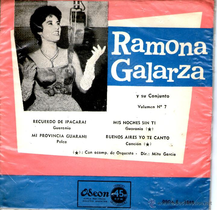 Discos de vinilo: RAMONA GALARZA Y SU CONJUNTO - Foto 1