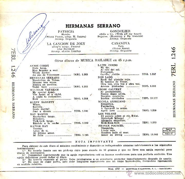 Discos de vinilo: hermanas serrano - Foto 2