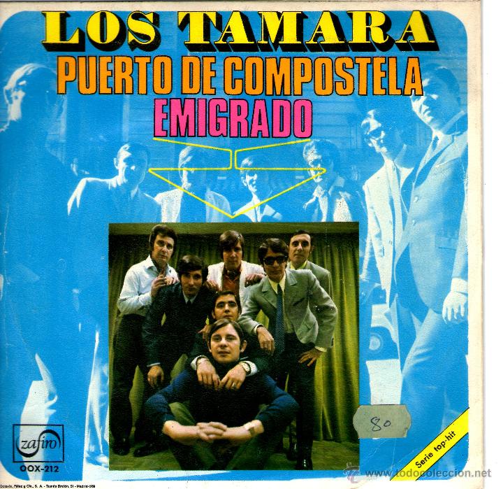 Discos de vinilo: LOS TAMARA PUERTO DE COMPOSTELA - Foto 1
