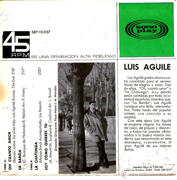 Discos de vinilo: luis aguile - Foto 2