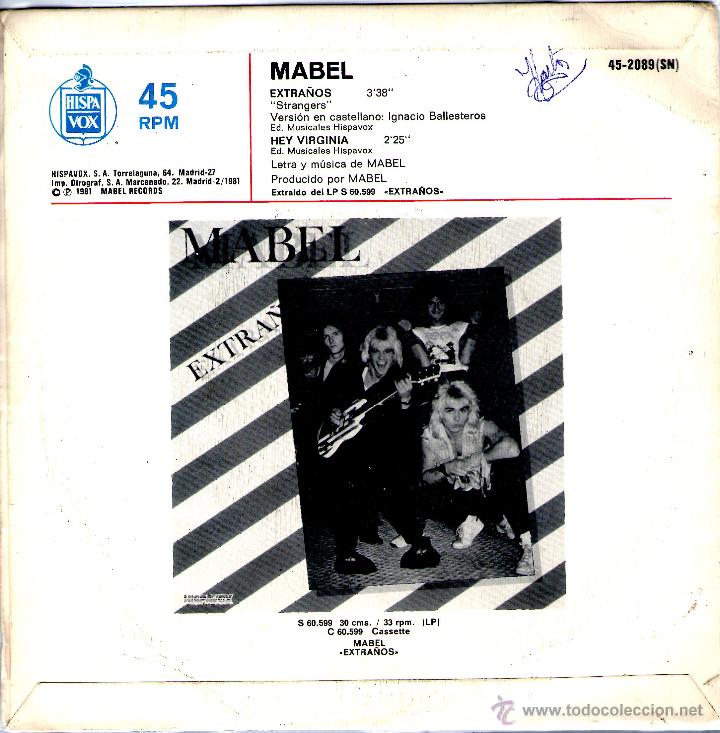 Discos de vinilo: MABEL - A&Ntilde;O 1981 - Foto 2