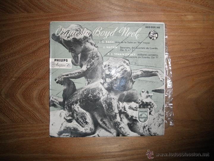 Discos de vinilo: ORQUESTA BOYD  NEEL. BACH, HAYDN, TCHAIKOVSKY.  PHILIPS 1958. IMPECABLE - Foto 1