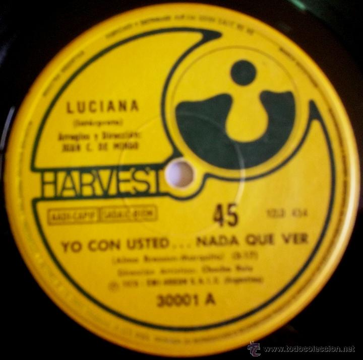 Discos de vinilo: Dos sencillos argentinos de Luciana - Foto 2