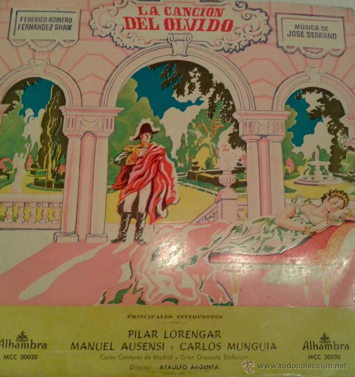 Discos de vinilo: - LA CANCION DEL OLVIDO - - Foto 1