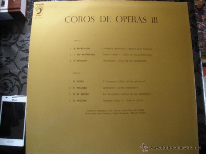Discos de vinilo: COROS DE OPERAS CELEBRES - Foto 2