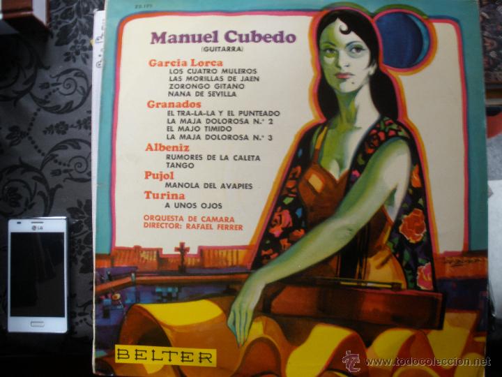 Discos de vinilo: MANUEL CUBEDO ,GUITARRA - Foto 1