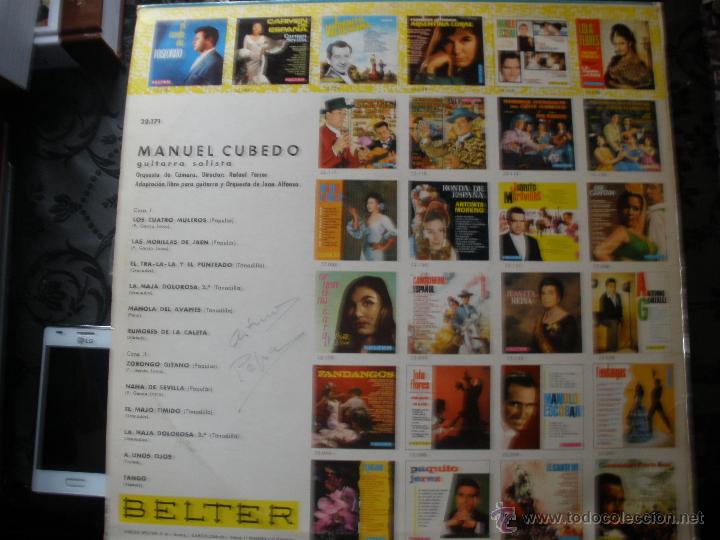 Discos de vinilo: MANUEL CUBEDO ,GUITARRA - Foto 2
