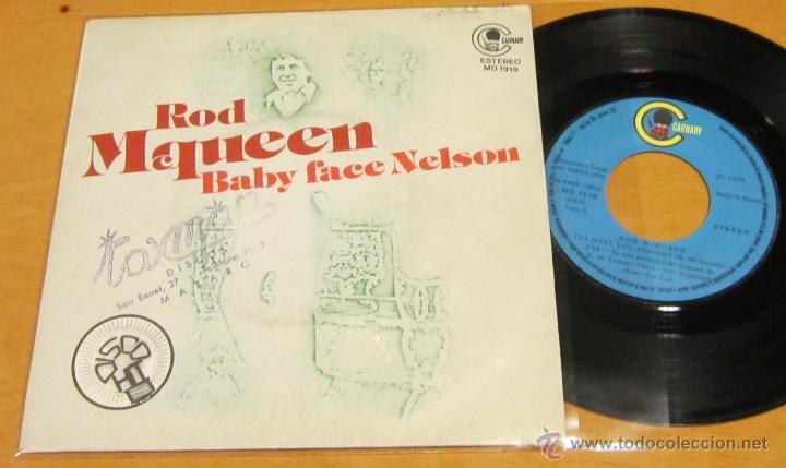 Vinyl-Schallplatten: ROD McQUEEN - I 'LL MEET YOU TONIGHT / BABY FACE NELSON - SINGLE - CARNABY 1979 SPAIN