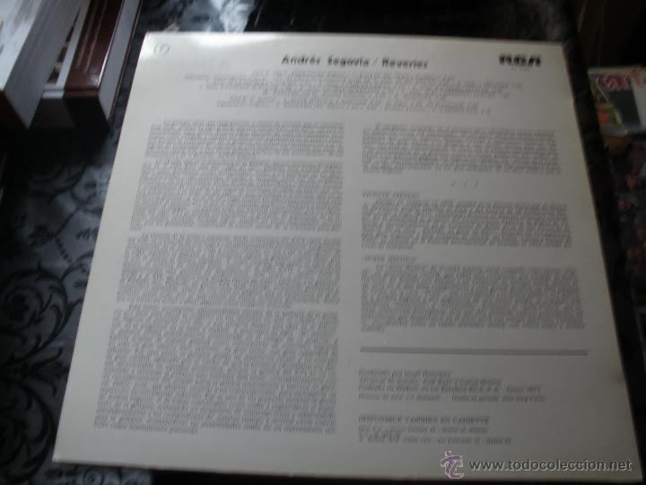 Discos de vinilo: SEGOVIA REVERIES - Foto 2