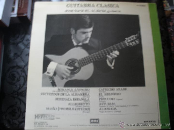 Discos de vinilo: GUITARRA CLASICA ROMANCE ANONIMO - Foto 2