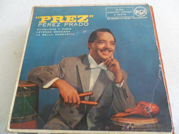 Disques de vinyle: PEREZ PRADO PREZ - GUAGLIONE + 3 EP 1958