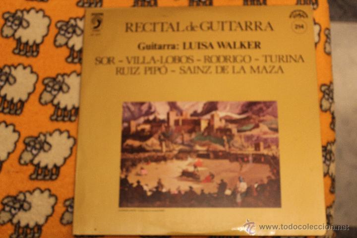 Discos de vinilo: recital de guitarra luisa walker - Foto 1