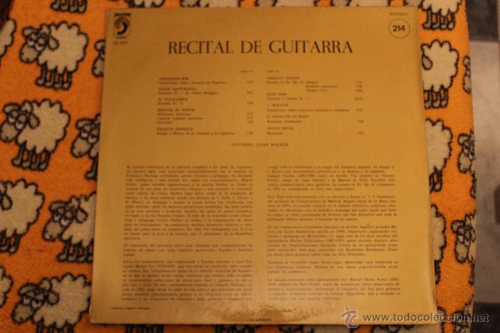 Discos de vinilo: recital de guitarra luisa walker - Foto 2