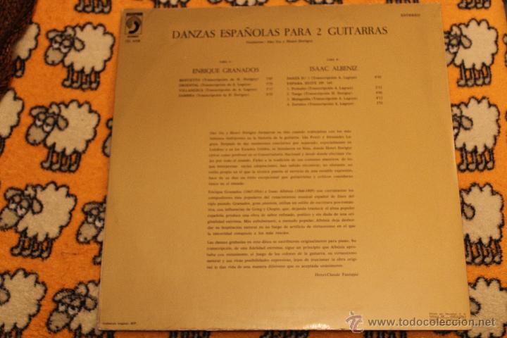 Discos de vinilo: DANZAS ESPA&Ntilde;OLAS PARA 2 GUITARRAS - Foto 2