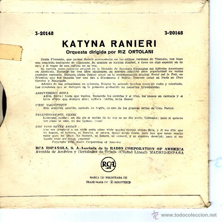 Discos de vinilo: KATYNA RANIERI. - Foto 2