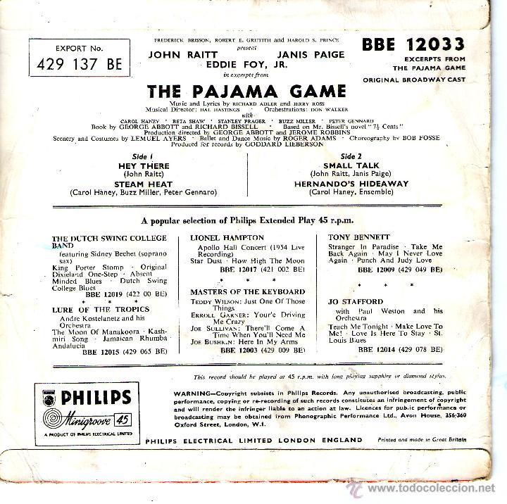 Discos de vinilo: THE PAJAMA GAME - JOHN RAITT - Foto 2