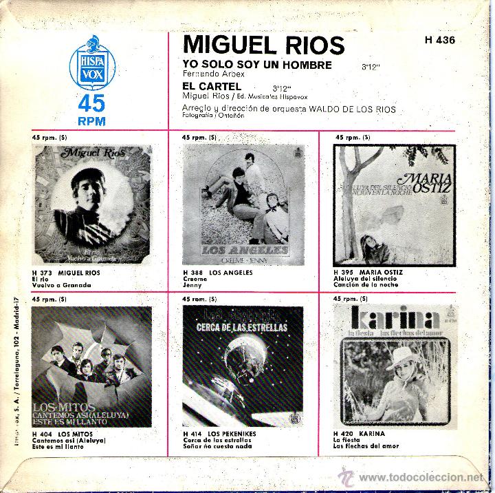 Discos de vinilo: MIGUEL RIOS - Foto 2