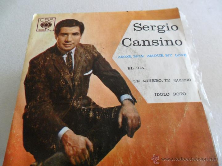 Disques de vinyle: SERGIO CANSINO - AMOR MON AMOUR MY LOVE + 3 EP