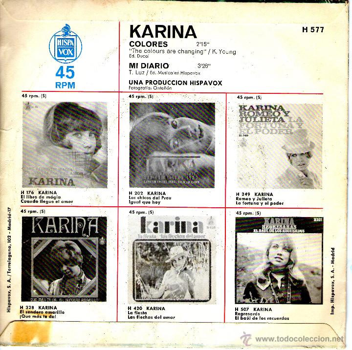 Discos de vinilo: KARINA - Foto 2