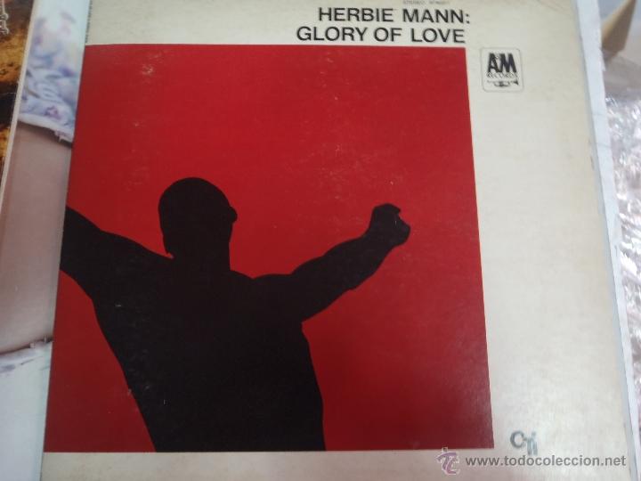 Discos de vinilo: HERBIE MANN GLORY OF LOVE - Foto 1