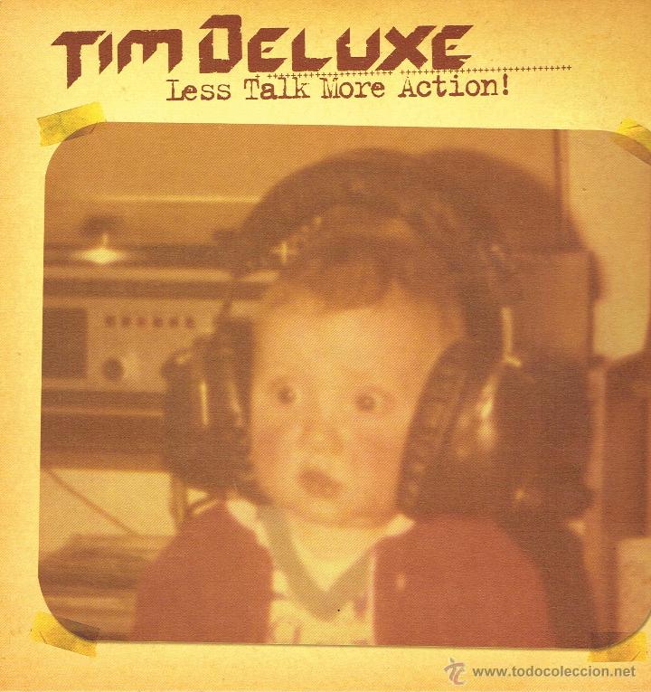 Discos de vinilo: Tim Deluxe - Less Talk More Action! (7 versiones) - Maxisingle 2003 - - Foto 1