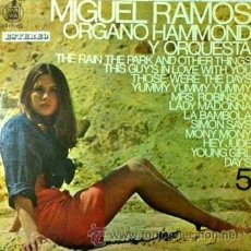Discos de vinilo: MIGUEL RAMOS - ÓRGANO HAMMOND Y ORQUESTA 5 - (CON VERSIONES DE HEY JUDE Y LADY MADONNA DE BEATLES)