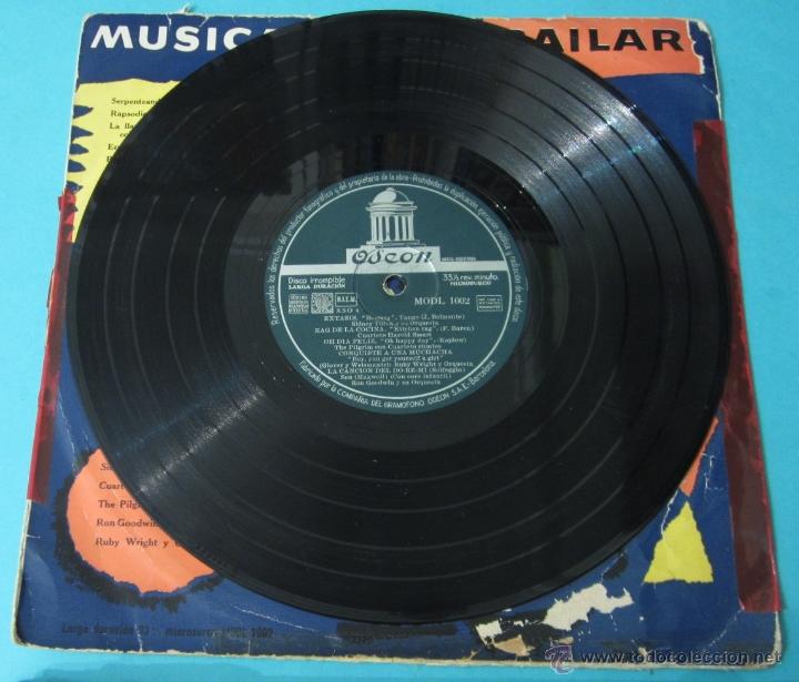 Discos de vinilo: M&Uacute;SICA PARA BAILAR. ODEON. DI&Aacute;METRO 25 CM - Foto 3