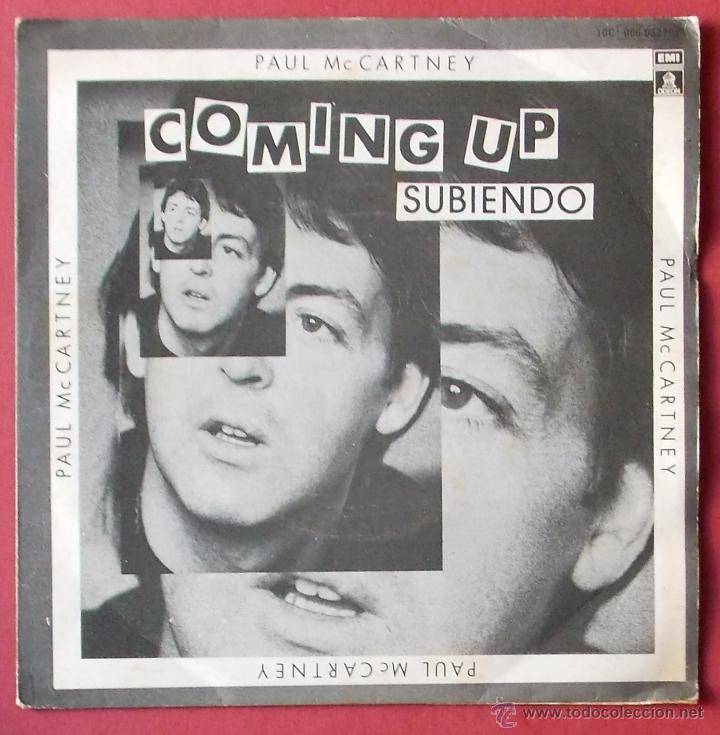 Discos de vinilo: PAUL McCARTNEY - COMING UP - SUBIENDO - LIVE VERSION - Foto 1