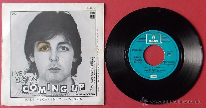 Discos de vinilo: PAUL McCARTNEY - COMING UP - SUBIENDO - LIVE VERSION - Foto 2