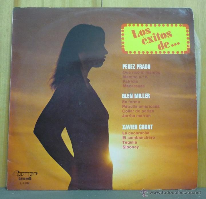 Discos de vinilo: LOS &Eacute;XITOS DE P&Eacute;REZ PRADO, GLENN MILLER Y XAVIER CUGAT - LP OLYMPO 1976 - Foto 1
