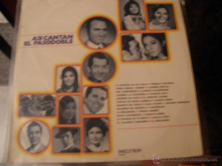 Discos de vinilo: asi cantan el pasodoble 1970 - Foto 1