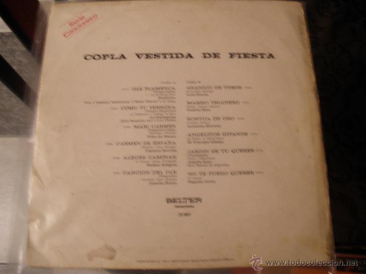 Discos de vinilo: COPLA VESTIDA DE FIESTA - Foto 2