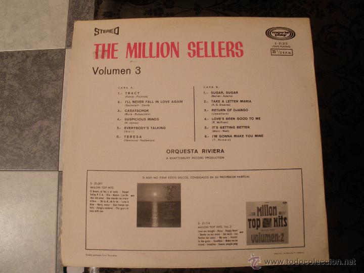 Discos de vinilo: THE MILLION SELLERS VOL 3 - Foto 2