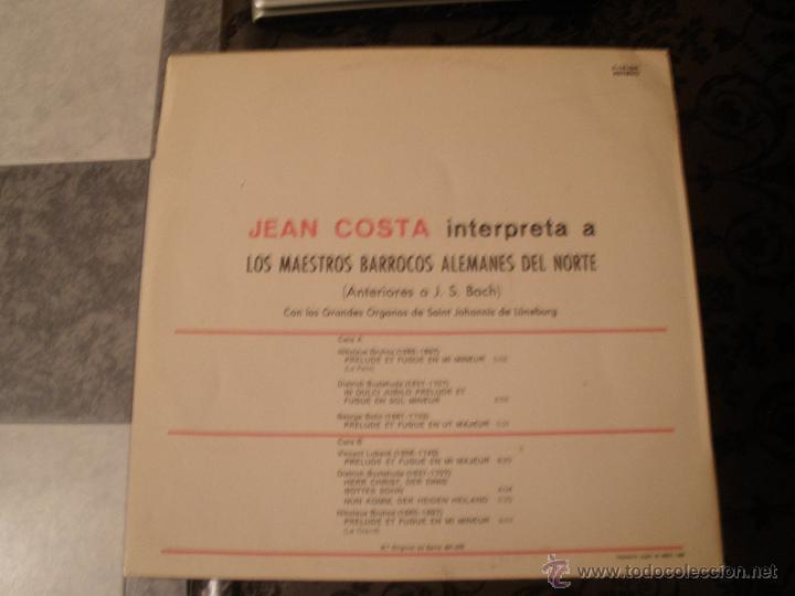 Discos de vinilo: Jean Costa  Maestros Barrocos - Foto 2
