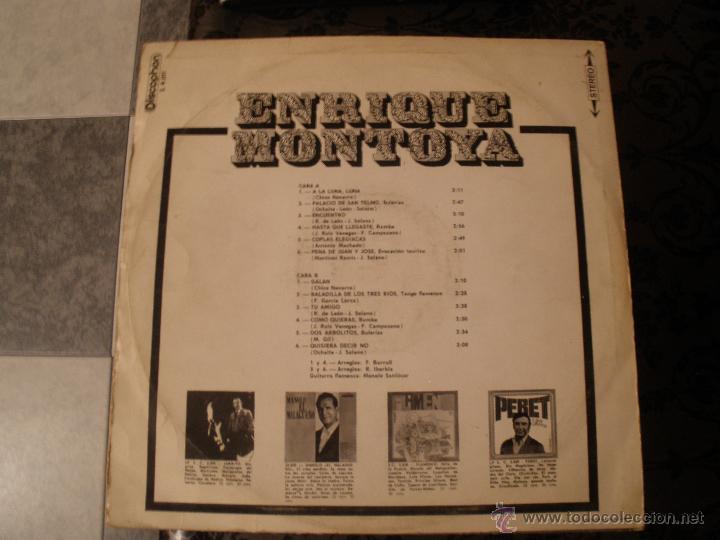 Discos de vinilo: ENRIQUE MONTOYA - Foto 2