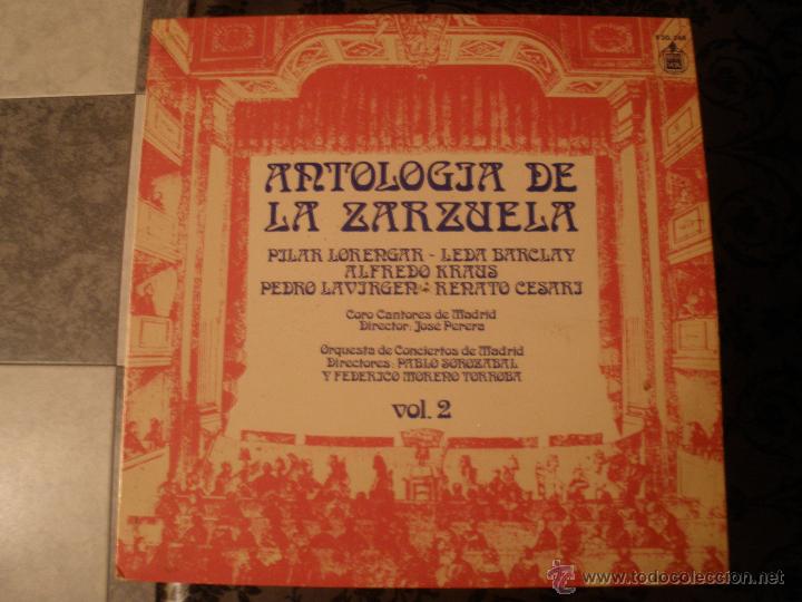 Discos de vinilo: ANTOLOGIA DE LA ZARZUELA VOL.2 - Foto 1