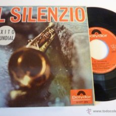 Discos de vinilo: IL SILENZIO, SCHACHT - LAMBERTH, 1965, EP 45RPM 7''. Lote 40424130