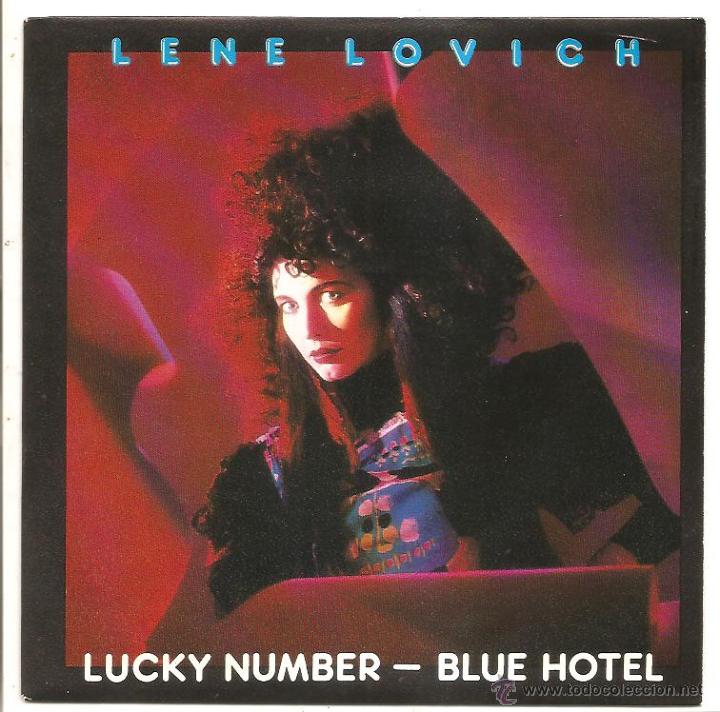 Discos de vinilo: SINGLE LENE LOVICH &ndash; LUCKY NUMBER/BLUE HOTEL - ESPA&Ntilde;A - Foto 1