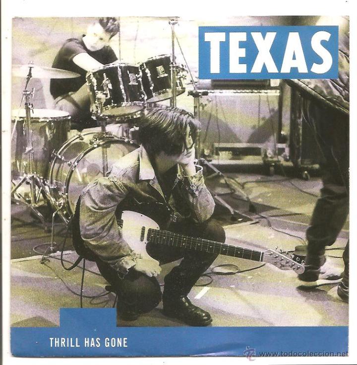 Discos de vinilo: SINGLE TEXAS &ndash; THRILL HAS GONE/NOWHERE LEFT TO HIDE - ALEMANIA - Foto 1