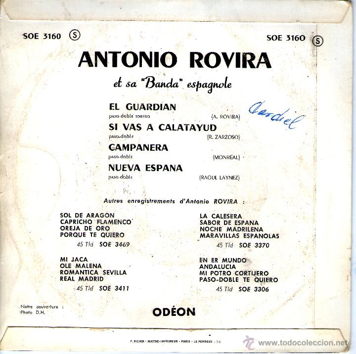 Discos de vinilo: ANTONIO ROVIRA EL GUARDIAN - Foto 2