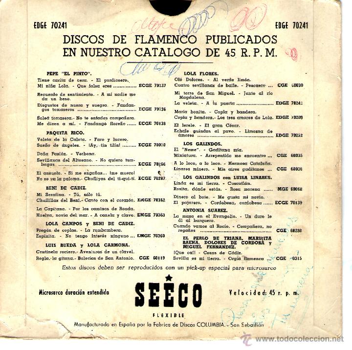Discos de vinilo: LOLA FLORES - Foto 2