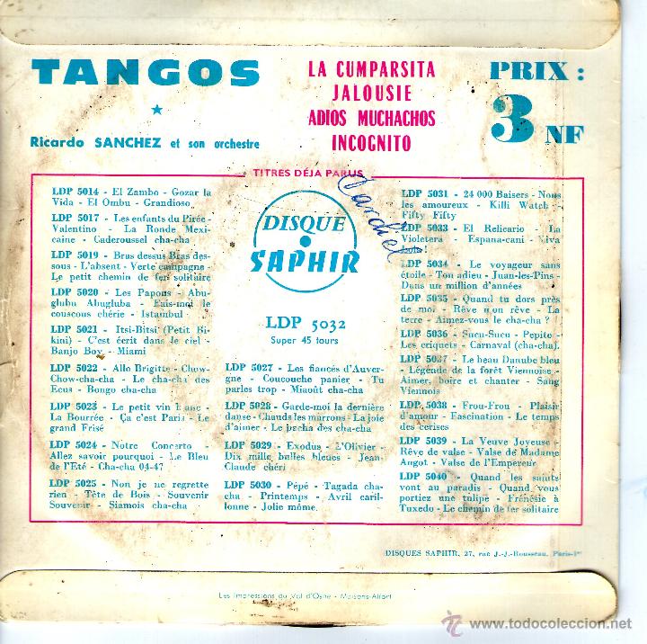 Discos de vinilo: RICARDO SANCHEZ ET SON ORCHESTRE - Foto 2